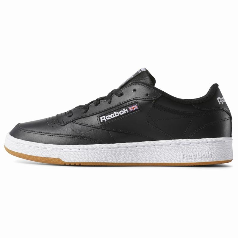 Reebok Club C 85 Tenisky Damske - Čierne/Biele GL7650WV